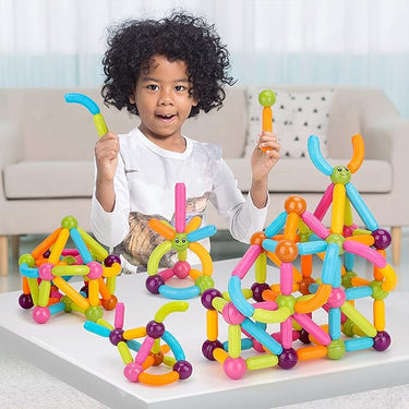 MAGNETIC STICKS BUILDING BLOCKS - 84PCS